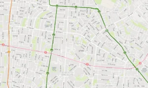 מפת קו המטרו והרכבת הקלה בחולון שמאי מקרקעין