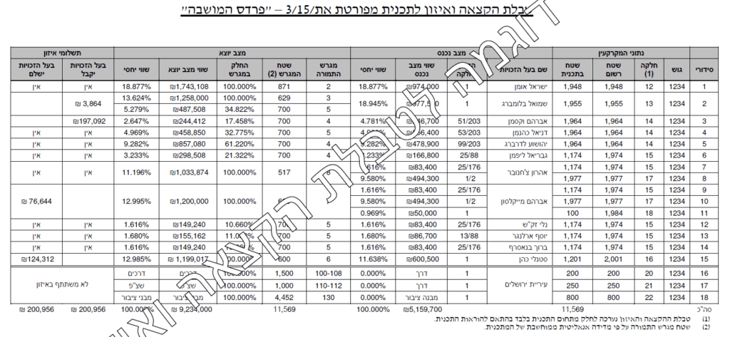 שמאי תשלומי איזון